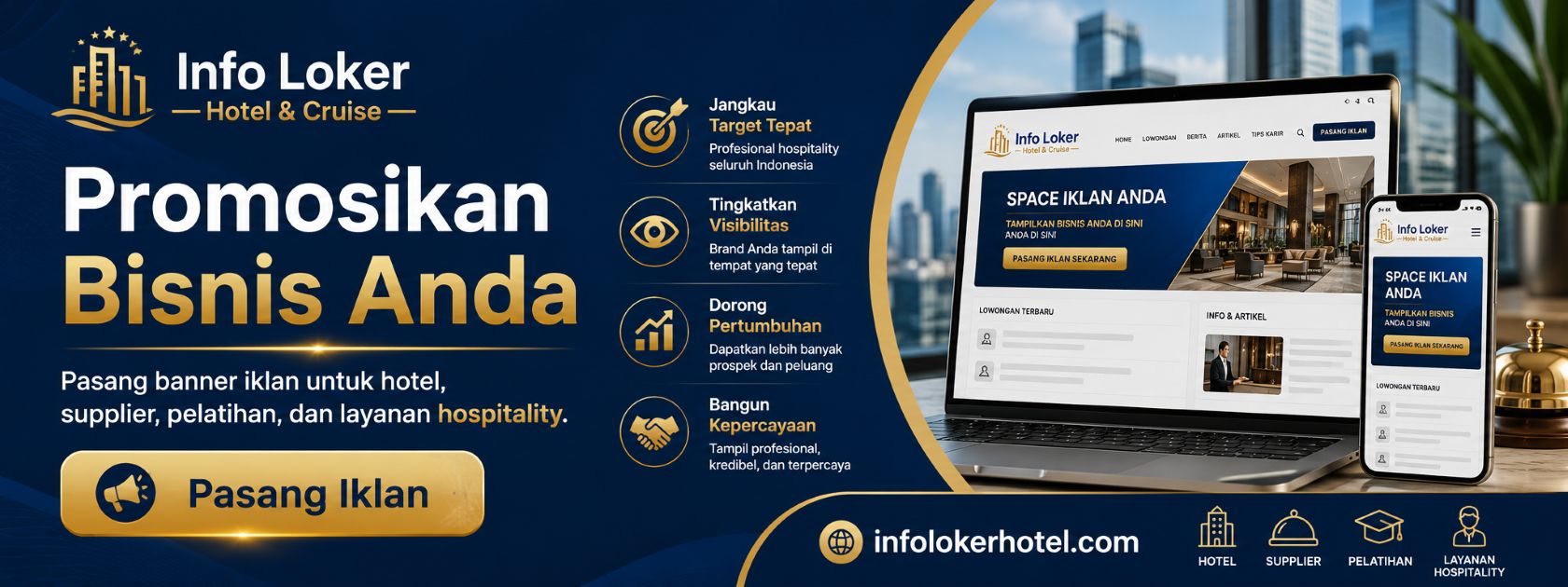 Promosikan Lowongan & Brand Hotel