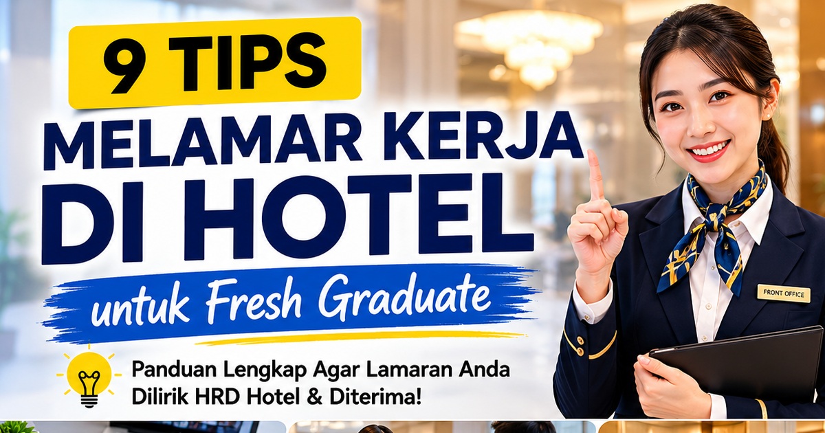 9 Tips Melamar Kerja di Hotel untuk Fresh Graduate